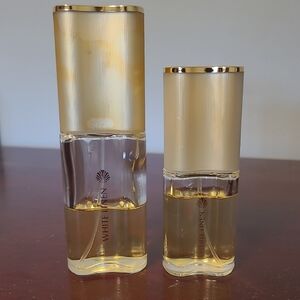 2 Vintage Bottles of Estee Lauder White Linen Perfume